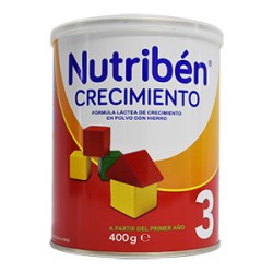 NUTRIBEN CRECIMIENTO 3 LATA * 400 GRS (envíos a todos los municipios de cundinamarca )