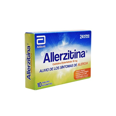 ALLERZITINA 10MG (FARMACUNDINAMRCA) CAJA*10 unidades