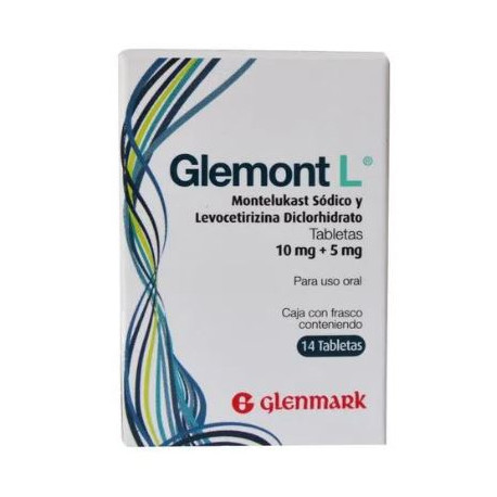 Glemont L (ENVIOS A TODA COLOMBIA ) CAJA*14 TABLETAS