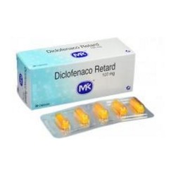 Diclofenaco Retard 100 mg (FARMACUNDINAMARCA) Caja x 20 Cápsulas – Tecnoquímicas