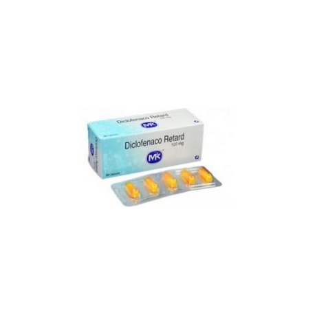 Diclofenaco Retard 100 mg (FARMACUNDINAMARCA) Caja x 20 Cápsulas – Tecnoquímicas