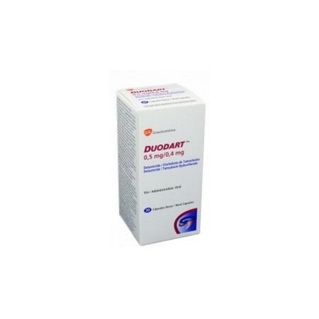 Duodart 0,5 mg / 0.4 mg (FARMACUNDINAMARCA) Frasco*30 Cápsulas – Glaxosmithkline