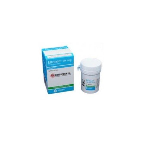 Eltroxin 50 mcg (FARMACUNDINAMARCA) Frasco* 20 Tabletas - Aspen