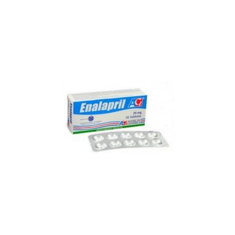 Enalapril 20 mg (FARMACUNDINAMARCA) Caja *30 Tabletas - American Generics