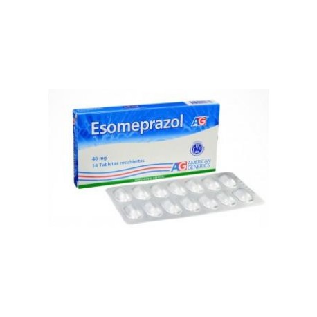 Esomeprazol 40 mg (FARMACUNDINAMARCA) Caja*14 Tabletas Recubiertas – American Generics