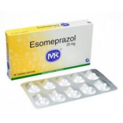 Esomeprazol 20 mg (FARMACUNDINAMARCA) Caja *10 Tabletas Cubiertas – Tecnoquímicas