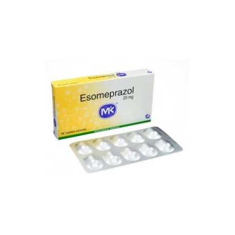 Esomeprazol 20 mg (FARMACUNDINAMARCA) Caja *10 Tabletas Cubiertas – Tecnoquímicas