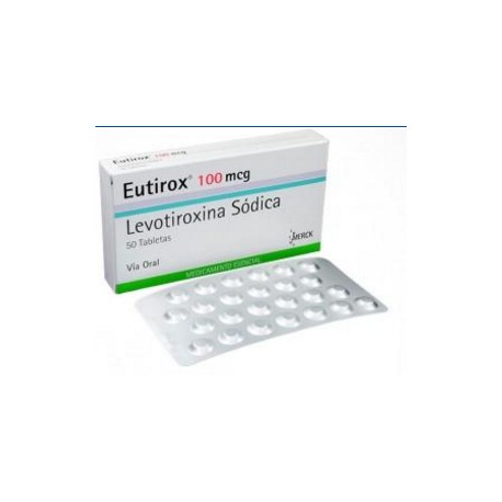 Eutirox 100 mcg (FARMACUNDINAMARCA) Caja*50 Tabletas - Merck