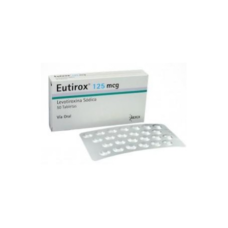 Eutirox 125 mcg (FARMACUNDINAMARCA) caja x 50 Tabletas - Merck