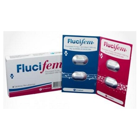 Flucifem (FARMACUNDINAMARCA) Caja*4 Tabletas Recubiertas - Laboratorios Synthesis