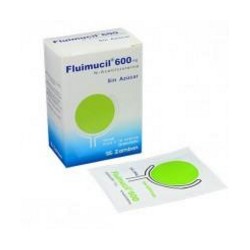 Fluimucil 600 mg (FARMACUNDINAMARCA) Caja*10 Sobres Granulados - Zambon