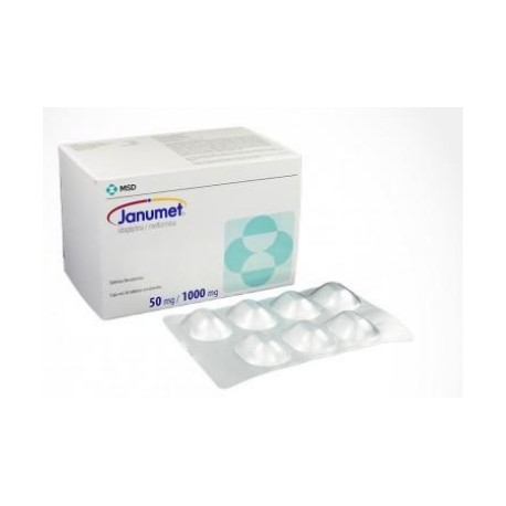 Janumet 50 mg /1000 mg (FARMACUNDINAMARCA) Caja*56 Tabletas Recubiertas -MSD