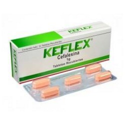 Keflex 1g (FARMACUNDINAMARCA) Caja*10 Tabletas Recubiertas _Farma De Colombia