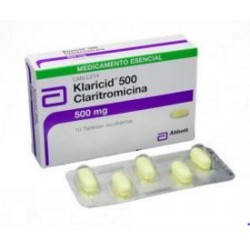 Klaricid 500 mg (FARMACUNDINAMARCA) Caja*10 Tabletas Recubiertas_Abbott