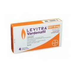 Levitra Odt 10 mg (FARMACUNDINAMARCA) Caja*4 Comprimidos Orodispersables - Bayer