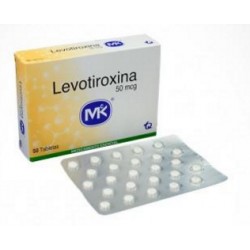 Levotiroxina 50 mcg (FARMACUNDINAMARCA) Caja *50 Tabletas _Tecnoquímicas