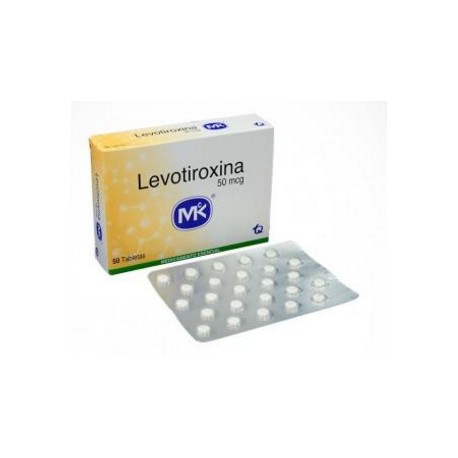 Levotiroxina 50 mcg (FARMACUNDINAMARCA) Caja *50 Tabletas _Tecnoquímicas