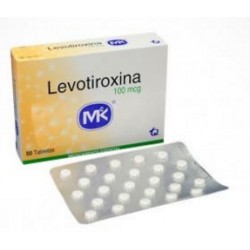 Levotiroxina 100 mcg (FARMACUNDINAMARCA) Caja*50 Tabletas - Tecnoquímicas