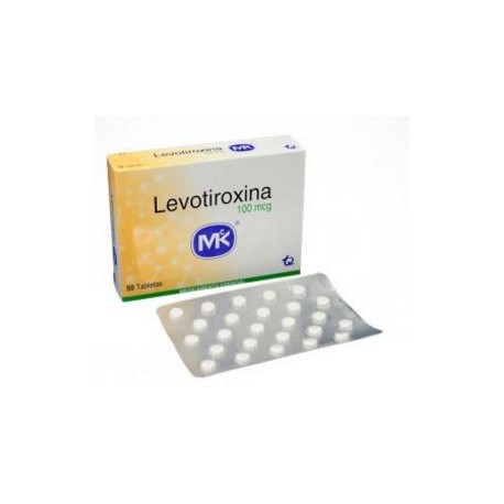 Levotiroxina 100 mcg (FARMACUNDINAMARCA) Caja*50 Tabletas - Tecnoquímicas