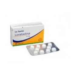 Loratadina 10 mg (FARMACUNDINAMARCA) Caja*10 Tabletas_La Santé