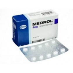 Medrol 4 mg (FARMACUNDINAMARCA) Caja*30 Tabletas - Pfizer