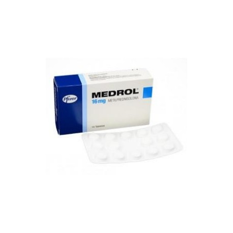 Medrol 16 mg (FARMACUNDINAMARCA) Caja*14 Tabletas - Pfizer