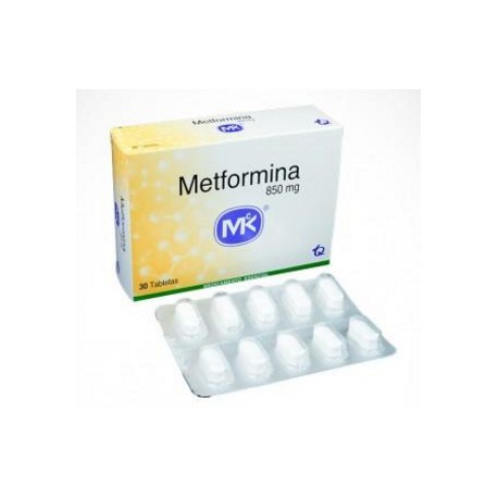 Metformina 850 mg (FARMACUNDINAMARCA) Caja*30 Tabletas _Tecnoquímicas