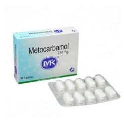 Metocarbamol 750 mg (FARMACUNDINAMARCA) Caja*20 Tabletas - Tecnoquímicas