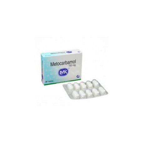 Metocarbamol 750 mg (FARMACUNDINAMARCA) Caja*20 Tabletas - Tecnoquímicas