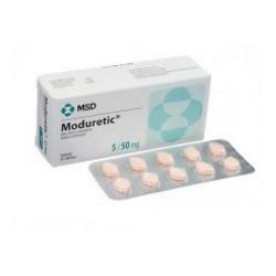 Moduretic 5/50 mg (FARMACUNDINAMARCA) Caja*30 Tabletas_Merck