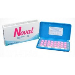 Noval 2.5 mg / 1.5 mg (FARMACUNDINAMARCA) Caja*28 Tabletas_Laboratorios Synthesis