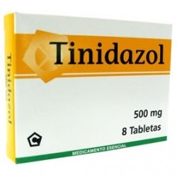 TINIDAZOL (FARMACUNDINAMARCA) 500MG CAJA *8 TABLETAS