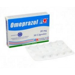 Omeprazol 20 mg (FARMACUNDINAMARCA) Caja*30 Cápsulas_American Generics