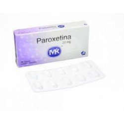 Paroxetina 20 mg (FARMACUNDINAMARCA) Caja *10 Tabletas_Tecnoquímicas