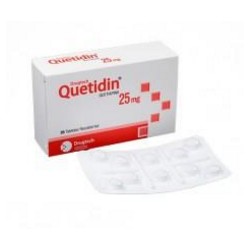 Quetidin 25 mg Caja*30 (FARMACUNDINAMARCA) Tabletas Recubiertas – Laboratorios Synthesis