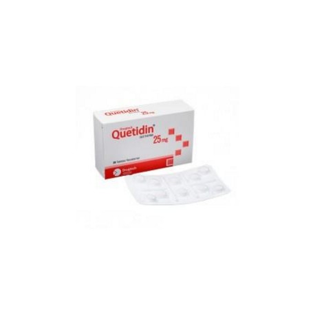 Quetidin 25 mg Caja*30 (FARMACUNDINAMARCA) Tabletas Recubiertas – Laboratorios Synthesis