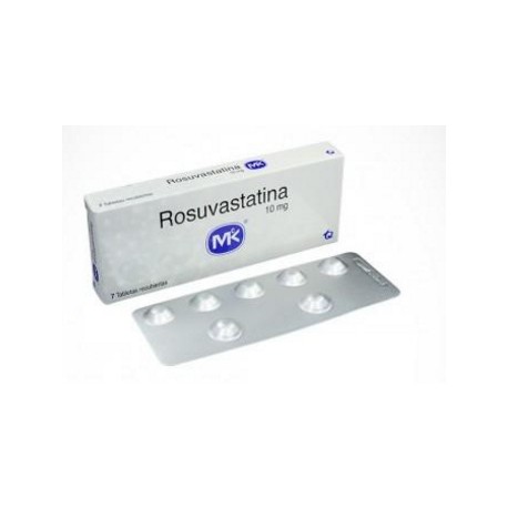 Rosuvastatina 10 mg (FARMACUNDINAMARCA) Caja *7 Tabletas Recubiertas - Tecnoquímicas