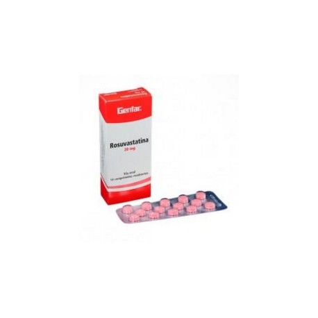 Rosuvastatina 20 mg (FARMACUNDINAMARCA) Caja*14 Comprimidos Recubiertos - Genfar