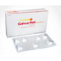 Galvus Met 50 mg /1000 mg (FARMACUNDINAMARCA) Caja*28 Comprimidos Recubiertos - Novartis