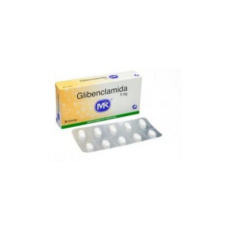 Glibenclamida 5 mg (FARMACUNDINAMARCA) Caja*30 Tabletas_Tecnoquímicas