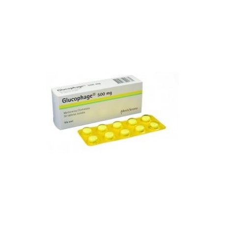 Glucophage 500 mg (FARMACUNDINAMARCA) Caja*30 Tabletas Lacadas_Merck Serono