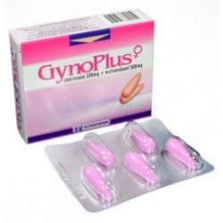 GynoPlus 100 mg +500 mg (FARMACUNDINAMARCA) Caja*10 Óvulos Vaginales_Laboratorios Quipropharma