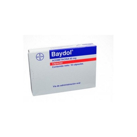 Baydol 60 mg ( ENVIOS REGIONALES Y NACIONAL )Caja*10 Cápsulas – Bayer