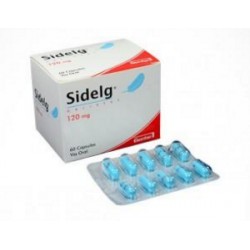 Sidelg 120 mg ( ENVIOS RELIGIONAL y NACIONAL ) Caja *60 Cápsulas – Genfar