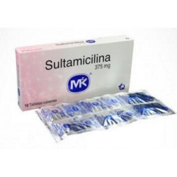 Sultamicilina 375 mg ( ENVIOS REGIONALES Y NACIONAL)Caja x 10 Tabletas Cubiertas - Tecnoquímicas