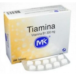 Tiamina 300 mg ( ENVIOS REGIONALES Y NACIONAL) Caja*250 Tabletas - Vitamina