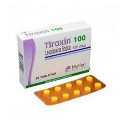 Tiroxín 100 mcg ( ENVIOS REGIONALES Y NACIONAL) Caja*50 Tabletas - Metlen Pharma