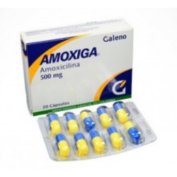 Amoxiga 500 mg ( ENVIOS REGIONALES Y NACIONAL)caja*20 Cápsulas – Galeno