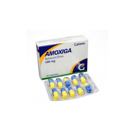 Amoxiga 500 mg ( ENVIOS REGIONALES Y NACIONAL)caja*20 Cápsulas – Galeno