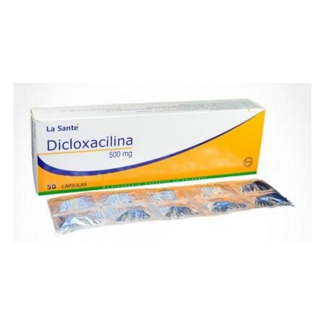 Dicloxacilina 500 mg (ENVIOS REGIONALES Y NACIONAL) Caja*50 Cápsulas – La Santé